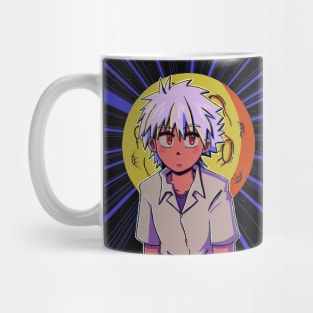 vaporwave aesthetic anime boy 90s retro vibe Mug